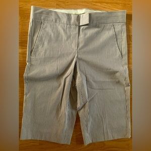 Women’s Theory Pinstripe Bermuda Shorts size 6